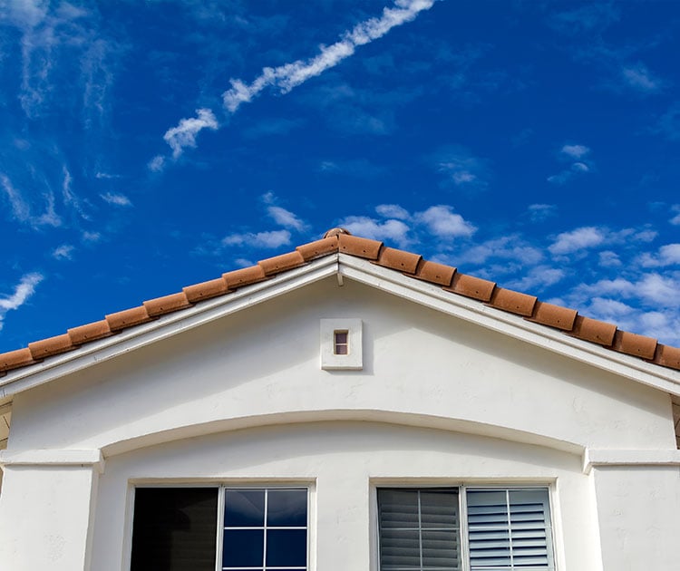 Architectural details of a single family house.